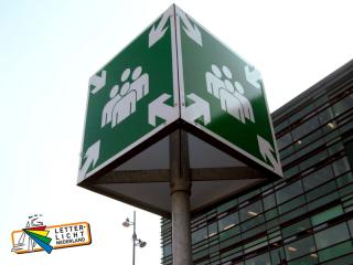 Verzamelplaats bord reflecterend